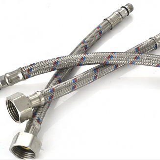 Stainless Steel Flexible Shower Hoses And Plumbing Hoses For Bathroom Use